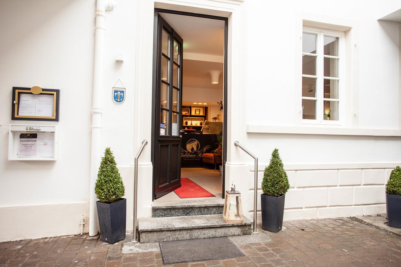 Hotel Restaurant Goldenes Ross Gollheim Exterior foto